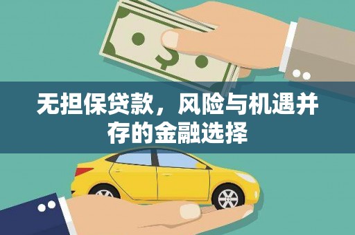 哈尔滨无担保贷款，风险与机遇并存的金融选择
