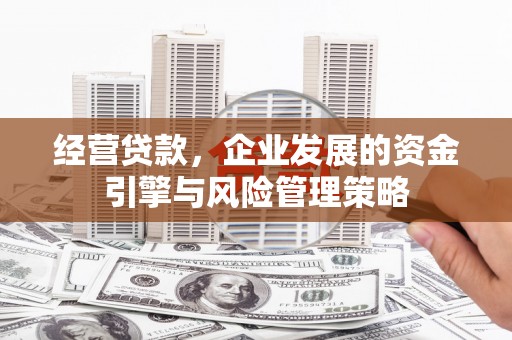 哈尔滨经营贷款，企业发展的资金引擎与风险管理策略