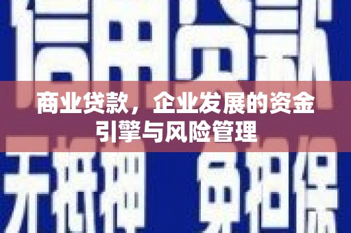 哈尔滨商业贷款，企业发展的资金引擎与风险管理