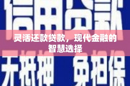 哈尔滨灵活还款贷款，现代金融的智慧选择