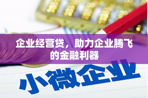 哈尔滨企业经营贷，助力企业腾飞的金融利器