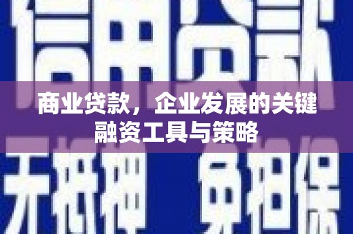 哈尔滨商业贷款，企业发展的关键融资工具与策略
