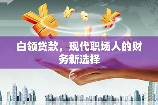 哈尔滨白领贷款，现代职场人的财务新选择