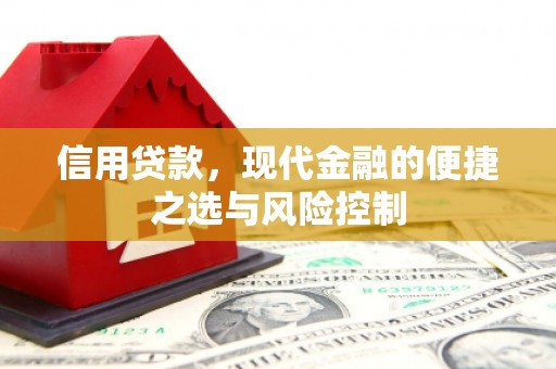 哈尔滨信用贷款，现代金融的便捷之选与风险控制