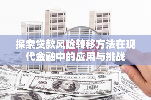 哈尔滨探索贷款风险转移方法在现代金融中的应用与挑战
