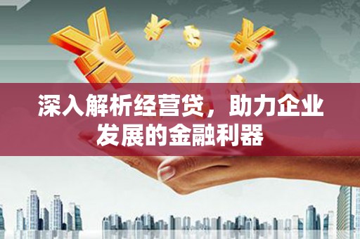 哈尔滨深入解析经营贷，助力企业发展的金融利器