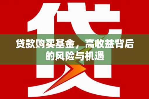 哈尔滨贷款购买基金，高收益背后的风险与机遇