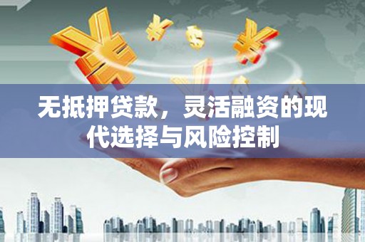 哈尔滨无抵押贷款，灵活融资的现代选择与风险控制