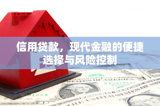 哈尔滨信用贷款，现代金融的便捷选择与风险控制