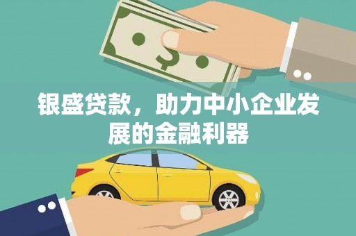 哈尔滨银盛贷款，助力中小企业发展的金融利器