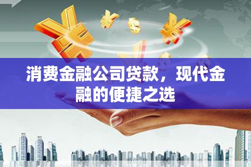 哈尔滨消费金融公司贷款，现代金融的便捷之选
