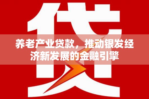 哈尔滨养老产业贷款，推动银发经济新发展的金融引擎