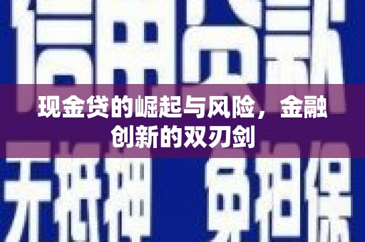 哈尔滨现金贷的崛起与风险，金融创新的双刃剑