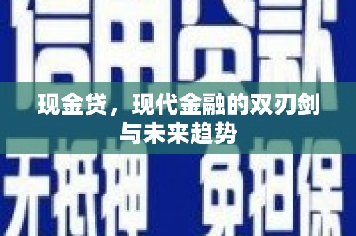 哈尔滨现金贷，现代金融的双刃剑与未来趋势