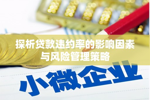 哈尔滨探析贷款违约率的影响因素与风险管理策略