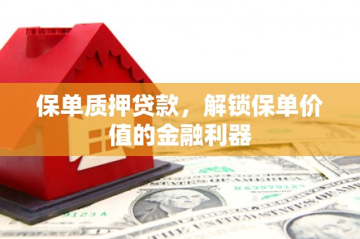 哈尔滨保单质押贷款，解锁保单价值的金融利器