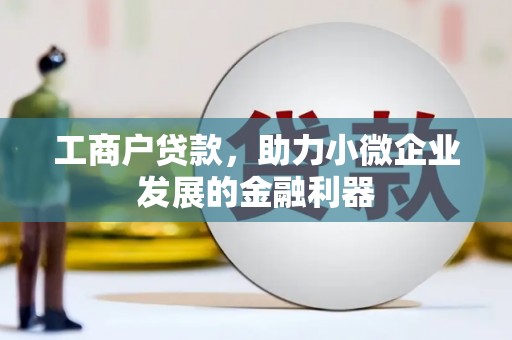 哈尔滨工商户贷款，助力小微企业发展的金融利器
