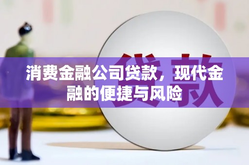 哈尔滨消费金融公司贷款，现代金融的便捷与风险