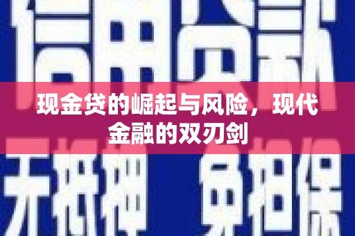 哈尔滨现金贷的崛起与风险，现代金融的双刃剑