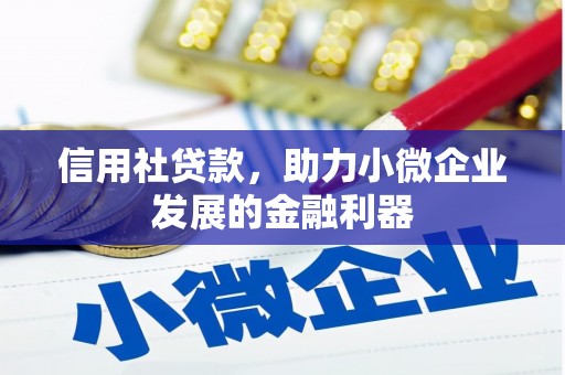哈尔滨信用社贷款，助力小微企业发展的金融利器