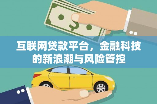 哈尔滨互联网贷款平台，金融科技的新浪潮与风险管控
