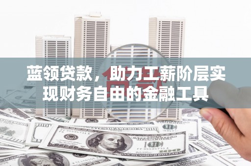 哈尔滨蓝领贷款，助力工薪阶层实现财务自由的金融工具