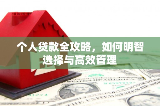 哈尔滨个人贷款全攻略，如何明智选择与高效管理
