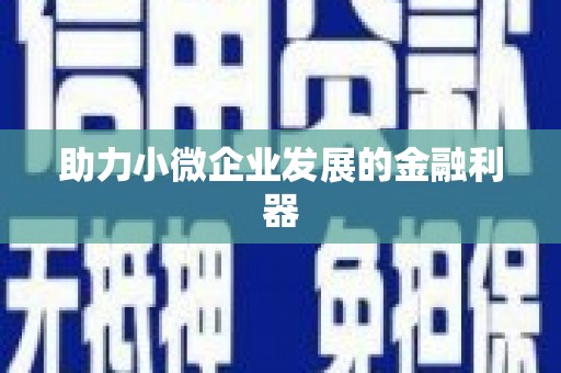 哈尔滨助力小微企业发展的金融利器