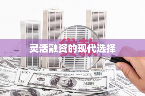 哈尔滨灵活融资的现代选择