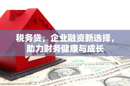 哈尔滨税务贷，企业融资新选择，助力财务健康与成长